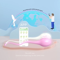 Beliebtes Vibrierendes Ei Klitoris-Stimulator Tragbares Vibrierendes Liebeskugel-Ei mit Heizfunktion Vibrator Sexspielzeug für Frauen
