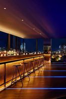 M2店铺设计现代发光二极管餐厅酒吧台展台设计大理石酒店吧台餐厅吧台