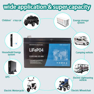 DIY Bateria De Armazenamento De Energia Solar, Home Power System EBAK 18650 EBAK Bateria Lifepo4 Prismatic Cell 12V 8Ah Ion De Lítio Baterias - Product Image 6