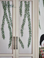 Papier peint Zhenling peint à la main et brodé de fleurs de prunier pour la décoration murale intérieure