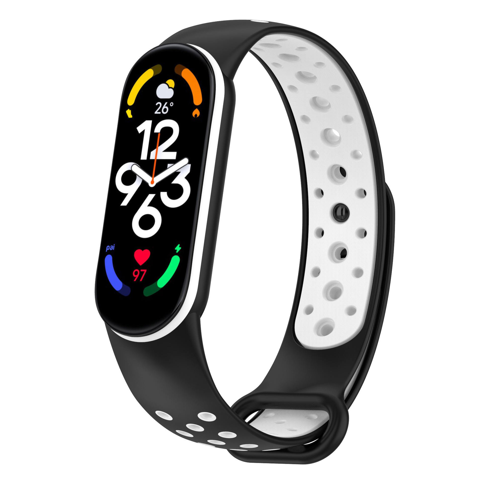 Medio paquete/blanco y negro