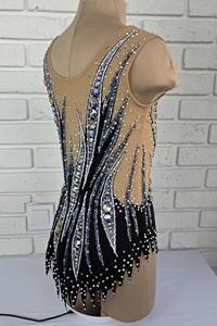 थोक सेट रंगीन चमकदार स्ट्रेचबल लयबद्ध जिमनास्टिक लेओट्स लड़कियों बैले ओट्स डांस स्कर्ट - Product Image 6