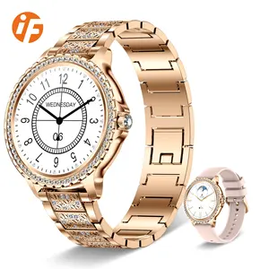 Nouveauté INNOFOVO I58 mode dame montre diamants dames montre intelligente 2024