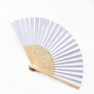 <span class=keywords><strong>Abanicos</strong></span> de mano de bambú plegables con logotipo personalizado al por mayor, <span class=keywords><strong>abanicos</strong></span> de <span class=keywords><strong>papel</strong></span> blanco de madera para bodas, recuerdos de boda, regalos - Product Image 6