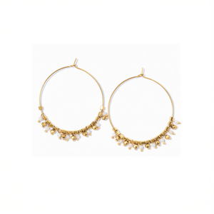 Pendientes Colgantes de Moda, Chapados en Oro PVD, Acero Inoxidable 316L, Diseño de Aro Resistente y Sostenible - Product Image 2