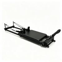 Reformer de Pilates Rétractable en Alliage d'Aluminium avec Accessoires Complets Standard et Réglage Ajustable sur un An