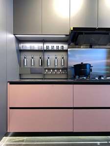 Armoire de cuisine intelligente M11, moderne et écologique, avec fonction de détection de présence par infrarouge, fonction haut-bas et accessoires pour évier - Product Image 3