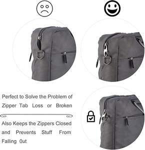 Petits mousquetons métalliques portables, Double crochet <span class=keywords><strong>à</strong></span> pression, outil de boucles pour porte-clé wiegree <span class=keywords><strong>à</strong></span> ressort - Product Image 3