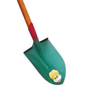 Стальная лопатка для копания, деревянная ручка для использования на ферме, эргономичный дизайн, с расширенной балкой, с острым краем, утолщенный материал - Product Image 5