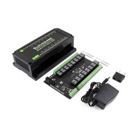 Módulo de Relés Modbus RTU de 16 Canales, Interfaz RS485, con Múltiples Circuitos de Protección de Aislamiento, Grado Industrial, Carcasa para Montaje en Riel