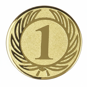 First Gold Plate 1 Product D=25mm <b>Trophies</b> Medals & <b>Plaques</b> - Product Image 2