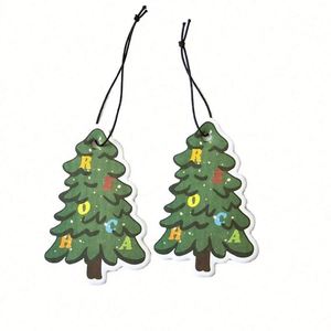 Ambientador de Coche Personalizado con Logotipo Promocional, Ambientador de Papel Absorbente con Aceites Esenciales en Forma de Árbol - Product Image 1