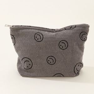 BSCI Factory Face <b>Corduroy</b> Large Makeup <b>Bag</b> Large Capacity Storage Wash <b>Bag</b> Travel Storage <b>Bag</b> - Product Image 2