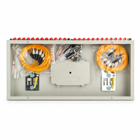 Caja de Terminación de Fibra Óptica de 24 Núcleos, de Acero Galvanizado, para Montaje en Rack, Tipo ODF de 19 Pulgadas, para Centro de Datos, Redes FTTH y Telecomunicaciones