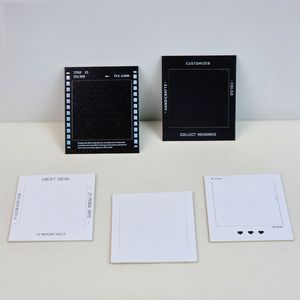 Blank Reversal Film Holder 5 Styles Mixed Pack PVC Photo Protective Sleeve Retro Film Slide Frame DIY Photo Projection <b>Bookmark</b> - Product Image 2