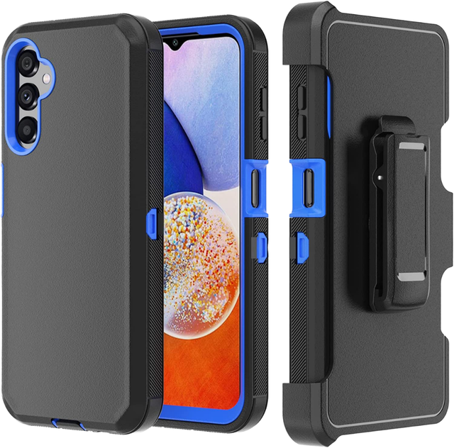Defender Grade Armor PC TPU Case for Samsung for Galaxy A15 5G Rubber Frame Rugged Shockproof Mobile Phone Cover Case