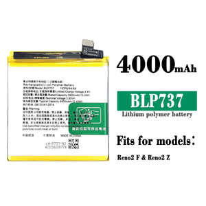 4000mAh BLP737 3.85V <span class=keywords><strong>Reno</strong></span> 2F Reno2Z batteria per cellulare <span class=keywords><strong>OPPO</strong></span> <span class=keywords><strong>Reno</strong></span> <span class=keywords><strong>2Z</strong></span> - Product Image 2