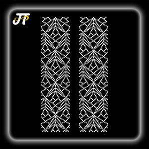 高品質チアリーディング用ラインストーンパッチ、アイロン接着デザイン、衣類用（主に布、プラスチック、ガラス）OEMモデル - Product Image 3