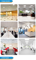 Le plafond en aluminium de baisse de plafond matériel décoratif en métal couvre de tuiles l'agrafe 2x2 dans les tuiles de faux plafond suspendues