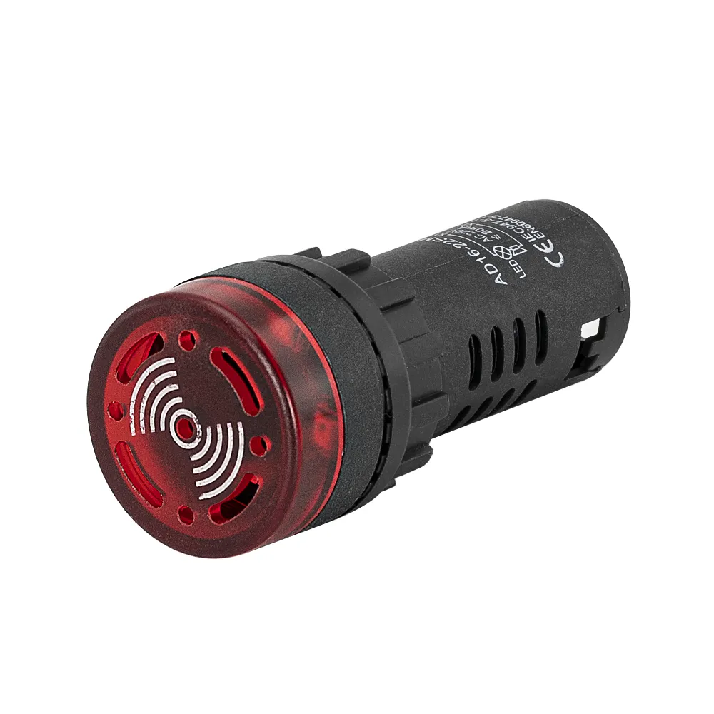 AD16-22SM nhựa chỉ số ánh sáng buzzer báo động chỉ số đèn đỏ chỉ số Flash buzzer