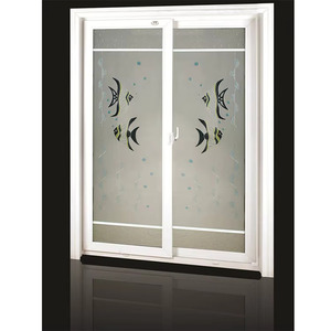 Hiện đại kính đơn và kính đôi uPVC cửa sổ trượt nhà Máy Giá 3 hệ thống theo dõi cho khách sạn và nội thất - Product Image 6