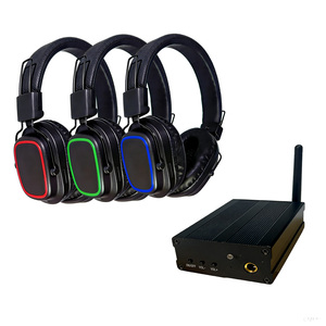 Cuffie Smart Indossabili a 3 Canali con Chip Qualcomm, per <span class=keywords><strong>Silent</strong></span> Disco, Trasmettitore per Feste, Meditazione, ENC, IPX3 - Product Image 4
