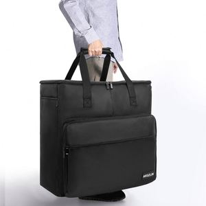 Free Sample Double-Layer PC Desktop <b>Carrying</b> <b>Case</b>, Desktop Computer Travel Storage Bag with Multiple Storage Pockets for PC - Product Image 6