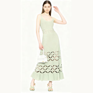 Elegante Vestido <span class=keywords><strong>de</strong></span> Noche Ajustado con Tirantes Espagueti y Aberturas, Vestido <span class=keywords><strong>de</strong></span> Cóctel Elegante para Mujer - Product Image 1