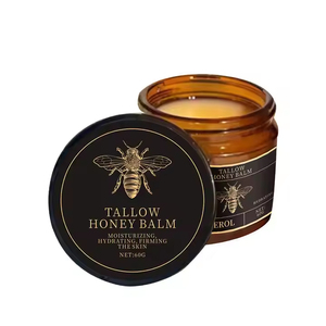 Tallow honey balm Grass-Fed Beef Tallow Balm with Raw Honey Beef Tallow for Skin Whipped Tallow Honey Balm for <b>Face</b> Moisturizer - Product Image 1