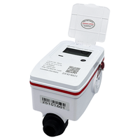 Compteur d'eau à ultrasons LoRaWAN DN15 IP68 4G/NB-IoT/RS485/Modbus avec sortie impulsionnelle, numérique sans fil, boîtier plastique, OEM
