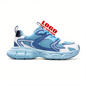 Scarpe da ginnastica da <span class=keywords><strong>donna</strong></span> di moda estiva personalizzate con plateau rosa blu scarpe da corsa per camminare in primavera - Product Image 4