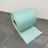 Premium Grüne Vlies-Wischtuchrollen Stark Fusselfrei Hochabsorbierend Ideal für Schwere Industrielle Reinigungsanwendungen
