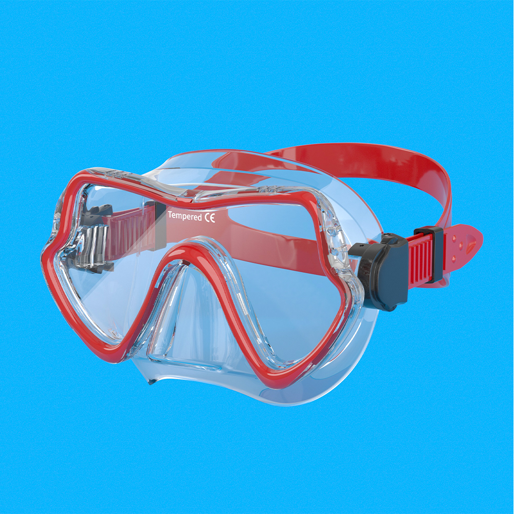 transparent + rouge