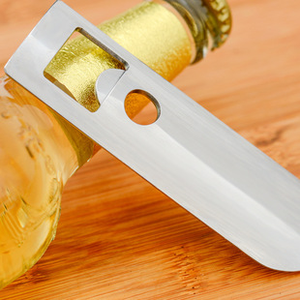 Ouvre-bouteille de bière en acier inoxydable SS304 sur mesure, lame de bar, certifié ISO9001, tolérance de précision 0,02 mm, poli, Dingqiao DQ006M - Product Image 2