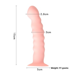 Dildo Vibrante in Silicone Morbido con Ventosa, Impermeabile, per Masturbazione e Stimolazione Vaginale e Anale - Product Image 2
