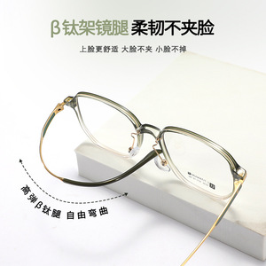 กรอบแว่นตาทรงสี่เหลี่ยมเต็มกรอบ เลนส์เรซิ่นป้องกันแสงสีฟ้า น้ำหนักเบา สำหรับทุกเพศ ปี 2023 - Product Image 2