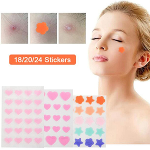 Patchs Hydrocolloïdes OEM pour l'Acné, Motifs Cœur Multicolores Scintillants, Faciles à Retirer, pour le Visage, Compatibles Végétaliens, Soin de la Peau - Product Image 4