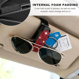 Support de téléphone portable pour voiture Bling, rotation à 360 degrés, fixation sur tableau de bord, support de voiture - Product Image 6