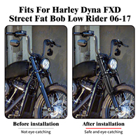 Tapas Protectoras de Horquilla Delantera para Motocicleta, Cubierta de Aluminio para Amortiguador, Compatible con Harley Dyna Low Rider FXD Street Fat Bob 06-17