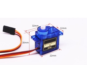 SG90 9G Micro Servo Moteur Engrenage En Plastique 180 360 pour <span class=keywords><strong>Ardui</strong></span> - Product Image 3