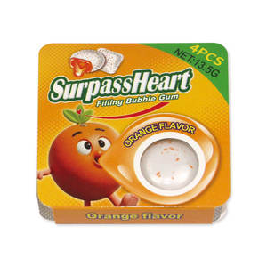 Goma de Mascar con Relleno de Mermelada de Frutas Dulces con Sabor a <span class=keywords><strong>Menta</strong></span> Halal, Personalizada con Logotipo al por Mayor - Product Image 5