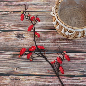 Flor de Ciruelo Artificial Hecha a Mano, Estilo Chino, Decoración de Invierno, Decoración Floral para el Hogar, Sala de Estudio, Mesa de Té - Product Image 2