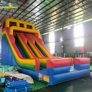 <span class=keywords><strong>Château</strong></span> <span class=keywords><strong>gonflable</strong></span> géant d'extérieur pour adultes avec toboggan aquatique, double piste, toboggans gonflables commerciaux <span class=keywords><strong>à</strong></span> <span class=keywords><strong>vendre</strong></span> - Product Image 5