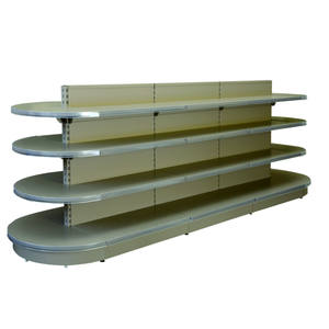 Thép Chất Lượng Cao Siêu Thị Nửa Vòng Đầu Kệ/Gondola Kệ/Siêu Thị Thiết Bị - Product Image 1