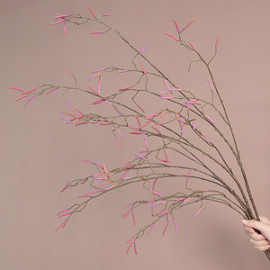 Branches de mûrier artificielles Ruilisi, en plastique jaune et mousse, pour la décoration de la maison, accessoires de photographie de mariage - Product Image 4