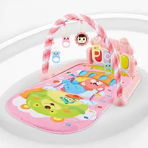 JXB US New Product High-End Cartoon Pendant Baby Fitness Rack Baby Toys For Baby Sleeping And Playing with Music