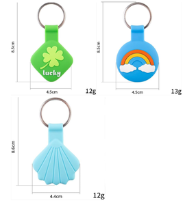 Porte-clés en silicone personnalisé pour vélo, étui de protection pour collier de chien - Porte-clés en silicone personnalisé pour AirTag Tracker - Product Image 2