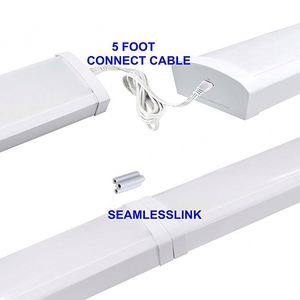 Plafonnier LED linéaire 5000K blanc froid en aluminium à montage en surface 40W IP44 Design minimaliste pour immeuble de bureaux - Product Image 3