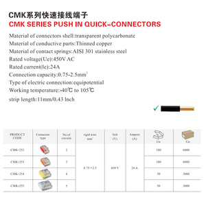 高品質コンパクトスプライス<span class=keywords><strong>2</strong></span>ピンLED電気プラグインプッシュインクイックワイヤケーブル接続 - Product Image 6