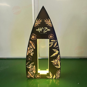 OEM recargable acrílico LED botella presentador glorificador VIP pantalla champán <span class=keywords><strong>tequila</strong></span> clase para club nocturno Bar salón de fiesta - Product Image 1